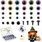 324-Piece Upgraded Glitter Safety Eyes with Washers & Size Tool – 6mm to 24mm for Amigurumi, Crochet Dolls, Plush Toys & DIY Crafts